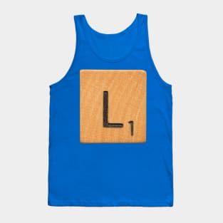 scrabble tile 'L' Tank Top